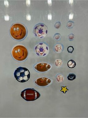 Sports Stickers (Ready To Ship)